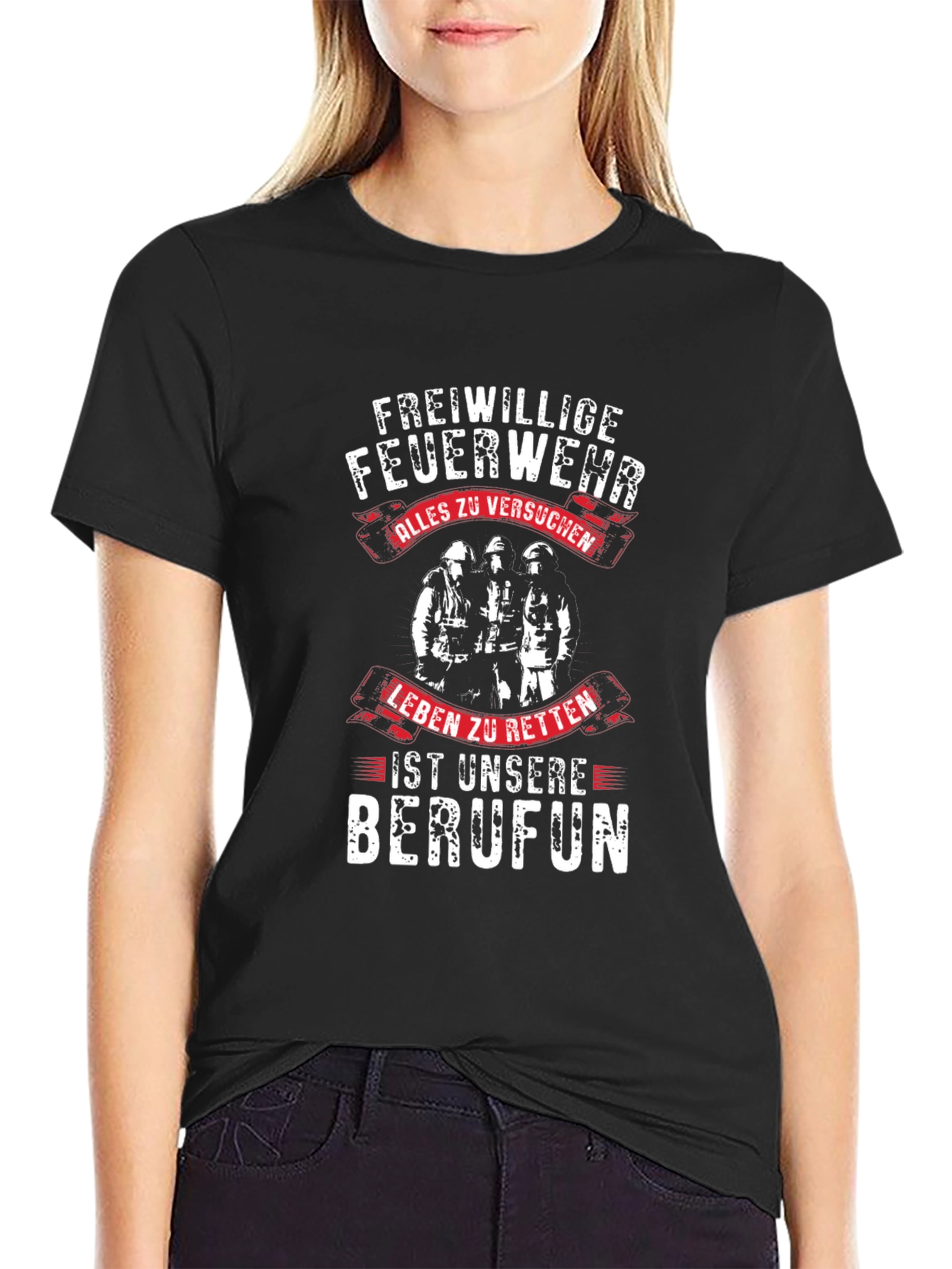 Firefighter T-Shirt - Freiwillige Feuerwehr Design