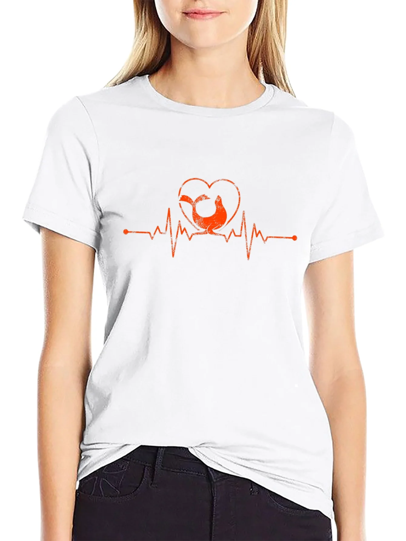 Seal Heartbeat T-Shirt - Animal Lover Tee