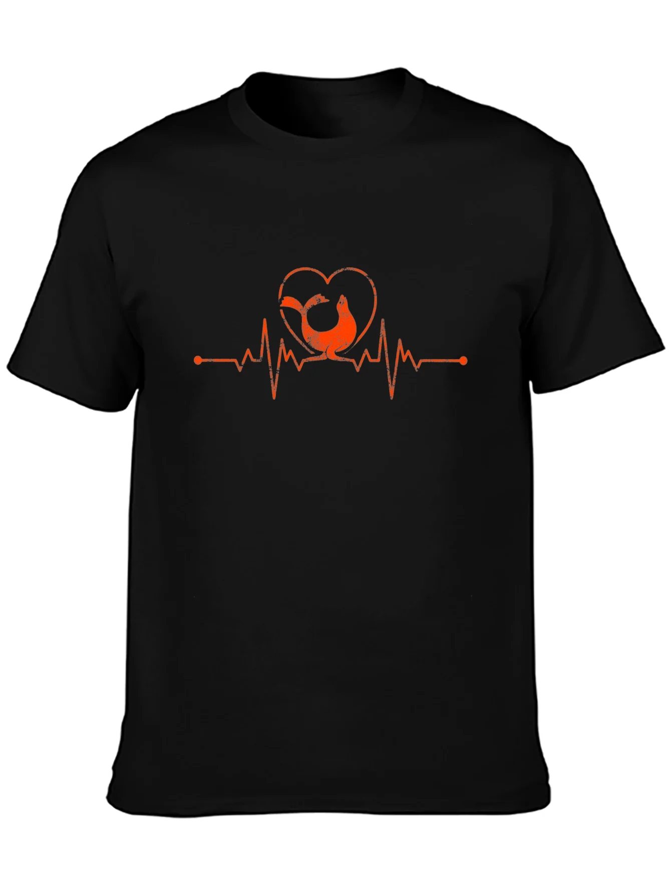 Seal Heartbeat T-Shirt - Animal Lover Tee