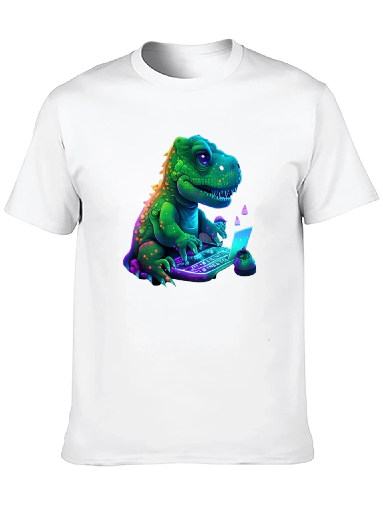 Dino Coder T-Shirt - Black