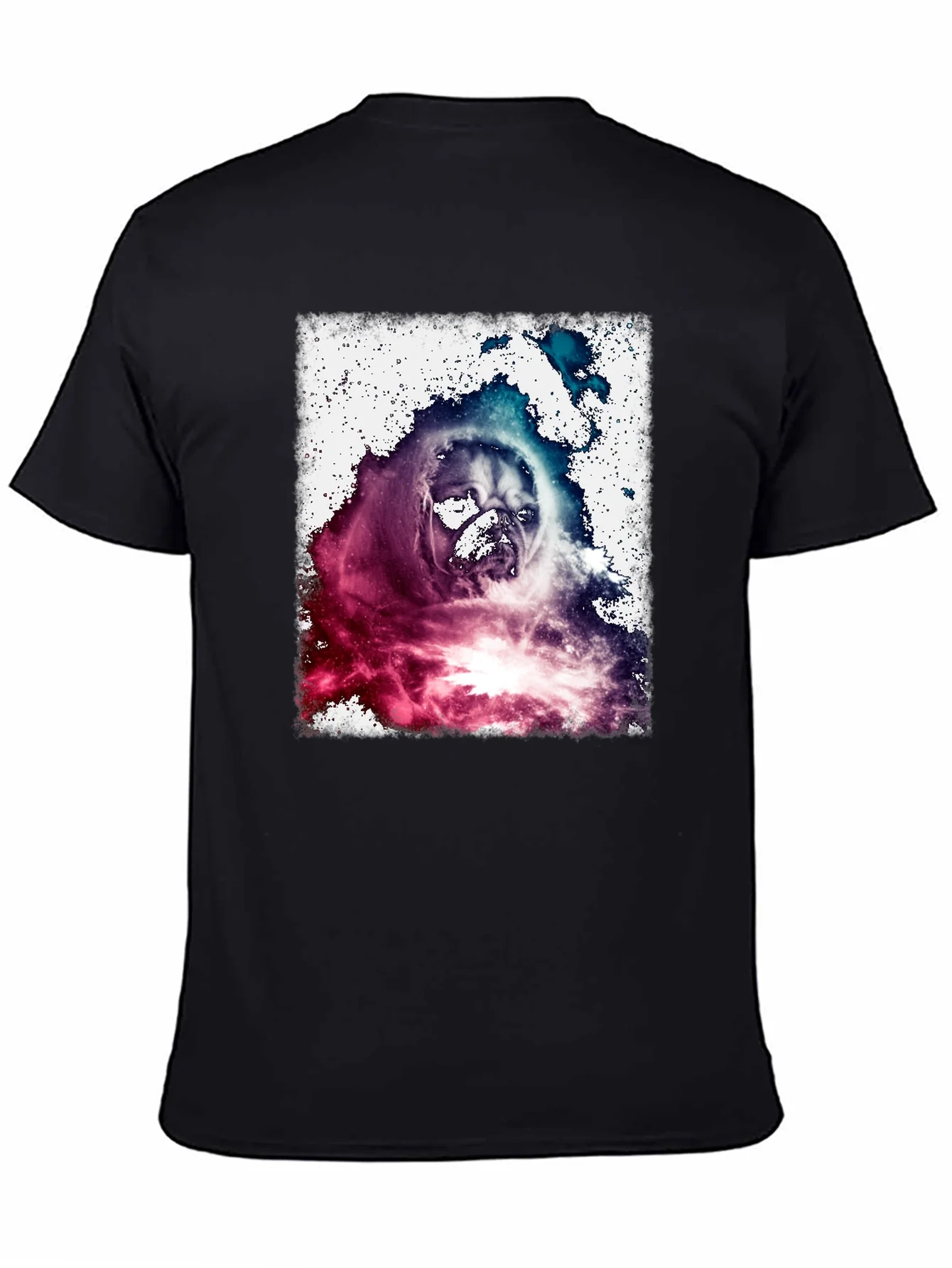 Pug Space Dog T-Shirt - Galaxy Pet Tee