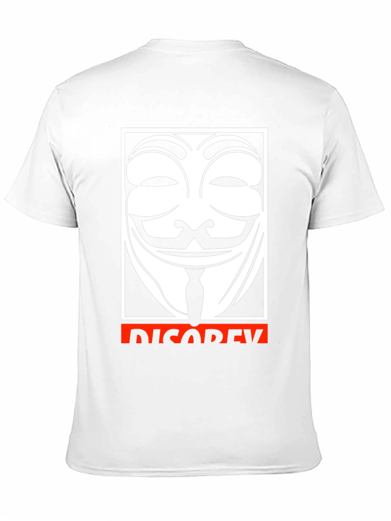 Anonymous Guy Fawkes Disobey Graphic T-Shirt