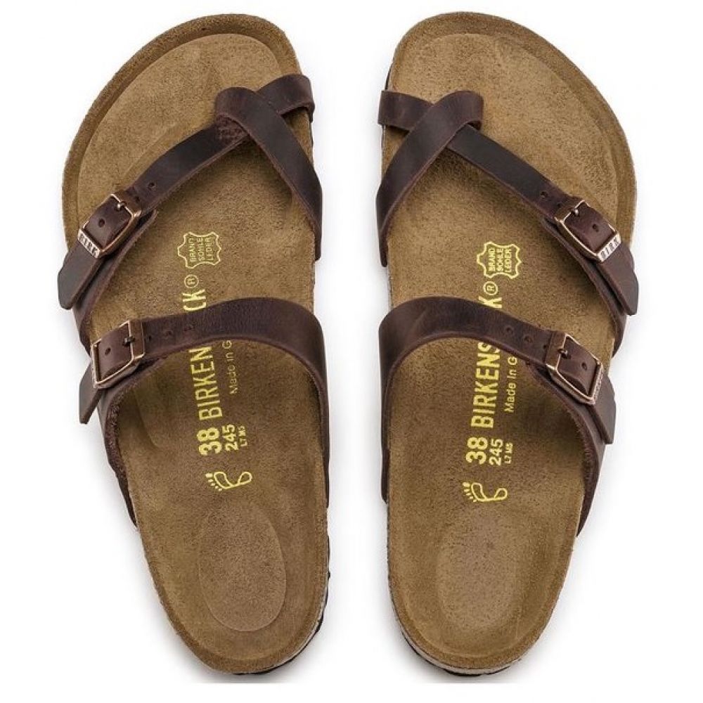 Birkenstock Women's Mayari Oiled Leather in Habana