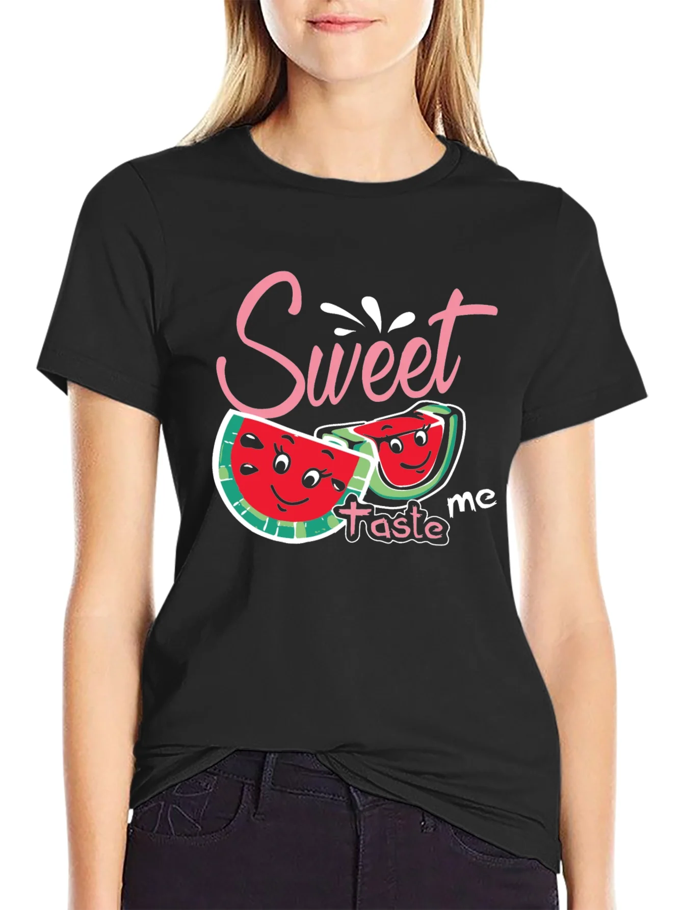 Sweet Taste Watermelon Graphic T-Shirt