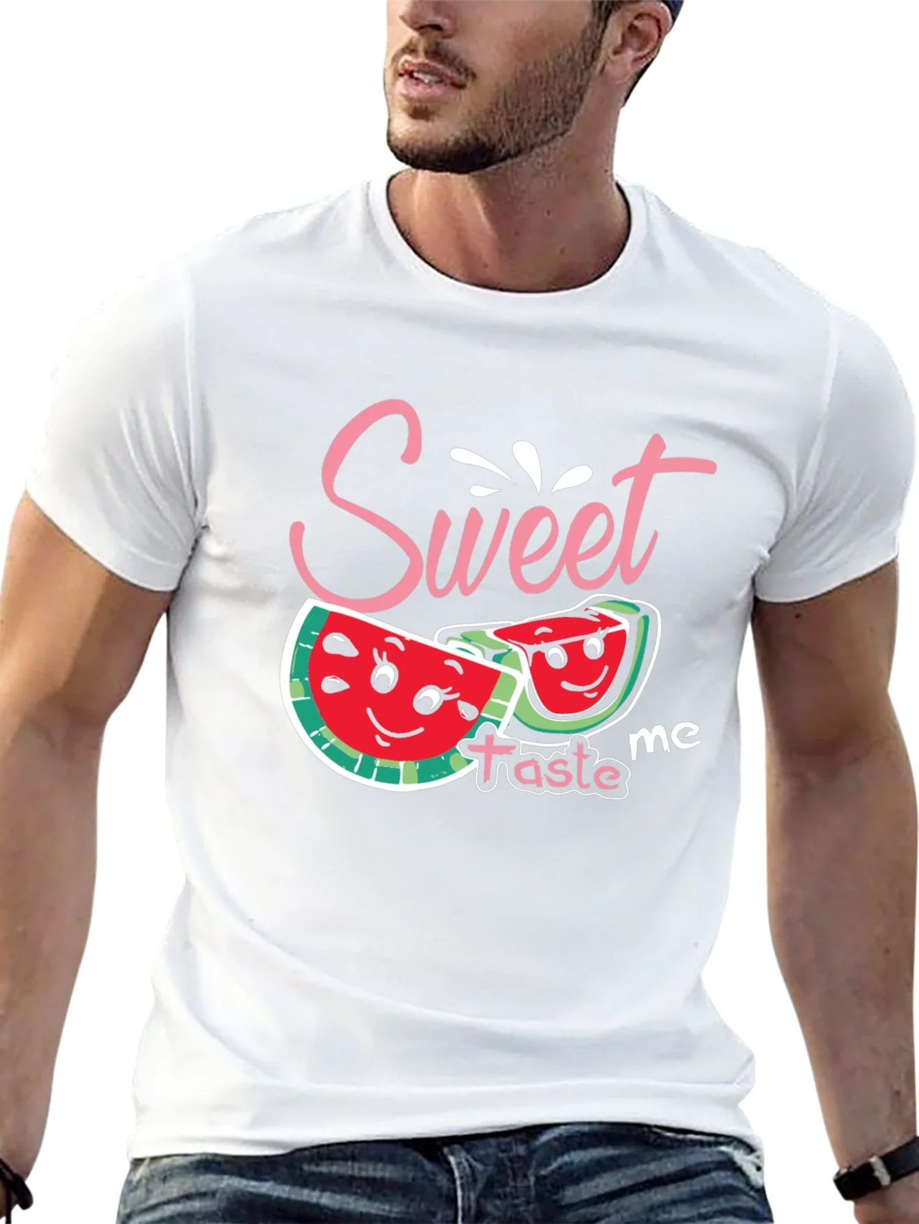 Sweet Taste Watermelon Graphic T-Shirt