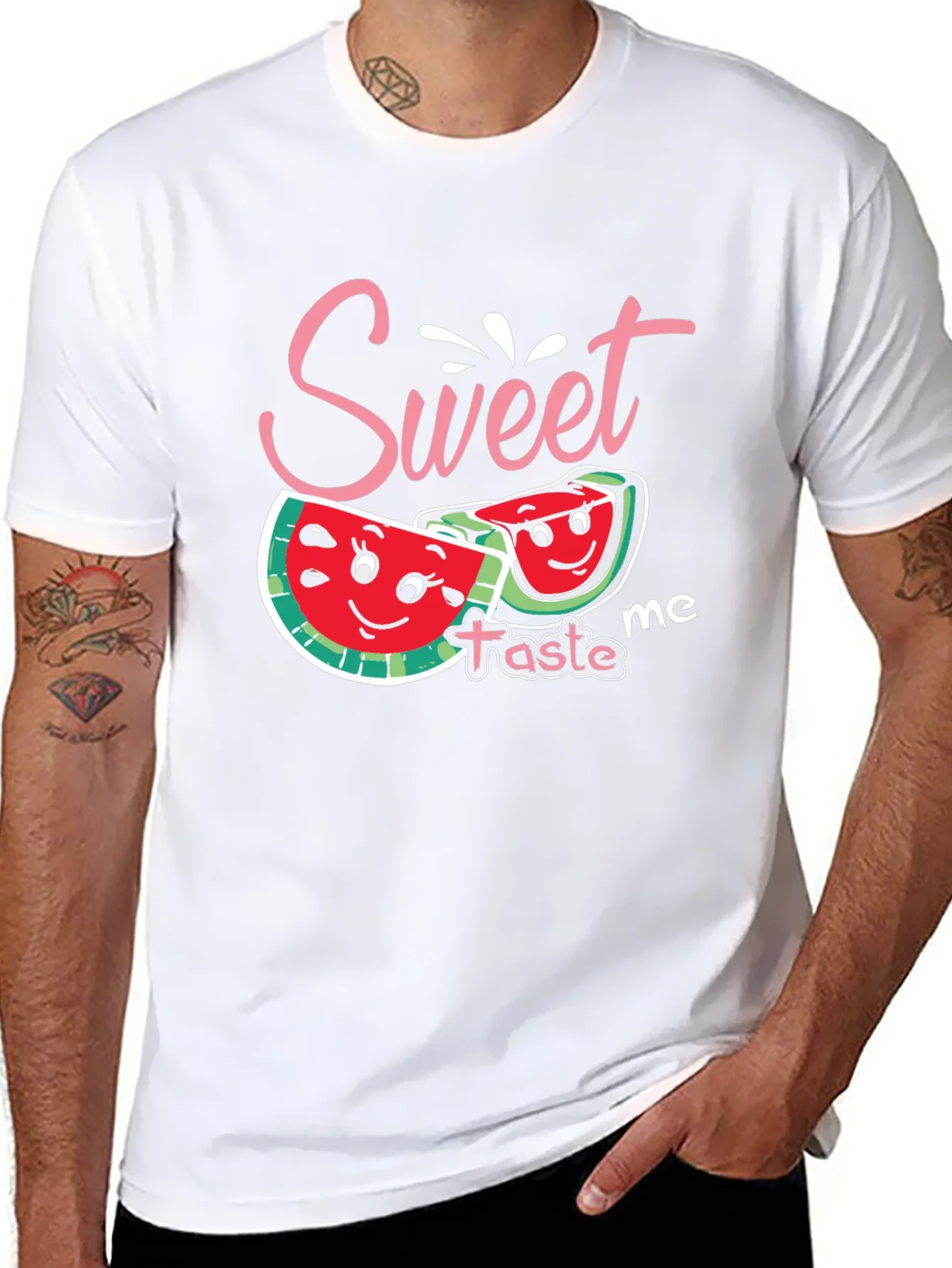 Sweet Taste Watermelon Graphic T-Shirt