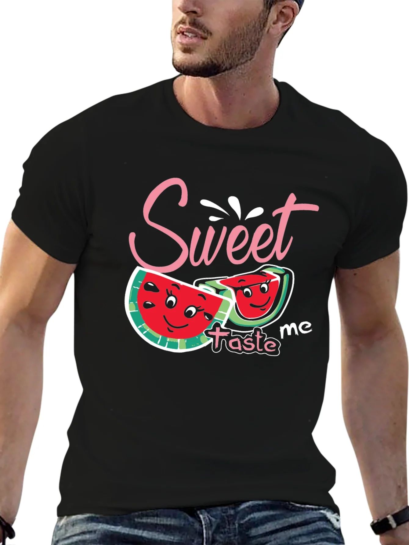 Sweet Taste Watermelon Graphic T-Shirt