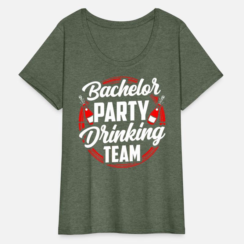 Bachelor Party Drinking Team Groom Bride