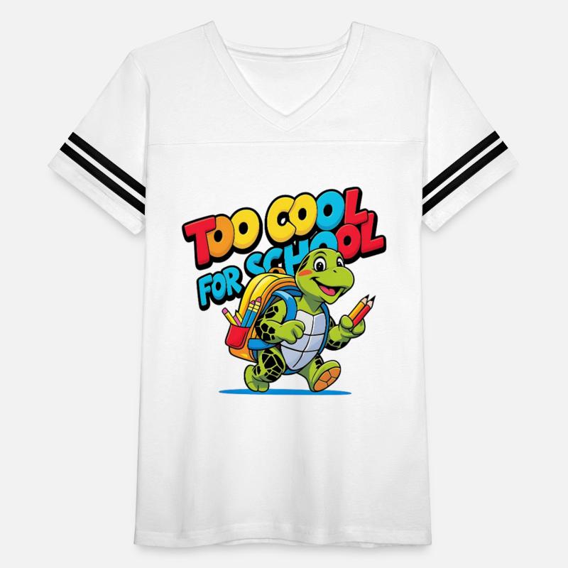 back to school, Too Cool for School Cartoon Turtle
