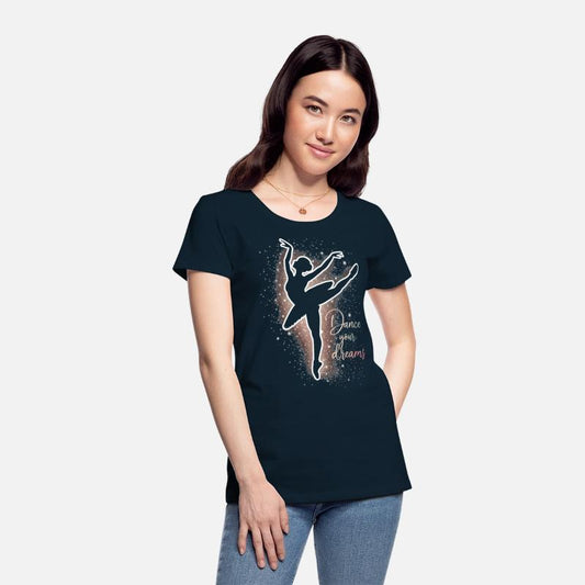 Ballerina Outline Dance Shirt – Transparent Balle