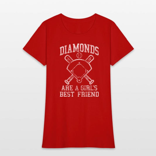Baseball Tee Diamonds Are A Best Friend Baseball