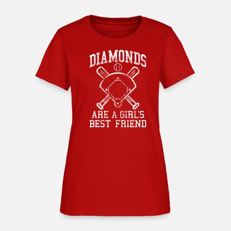 Baseball Tee Diamonds Are A Best Friend Baseball