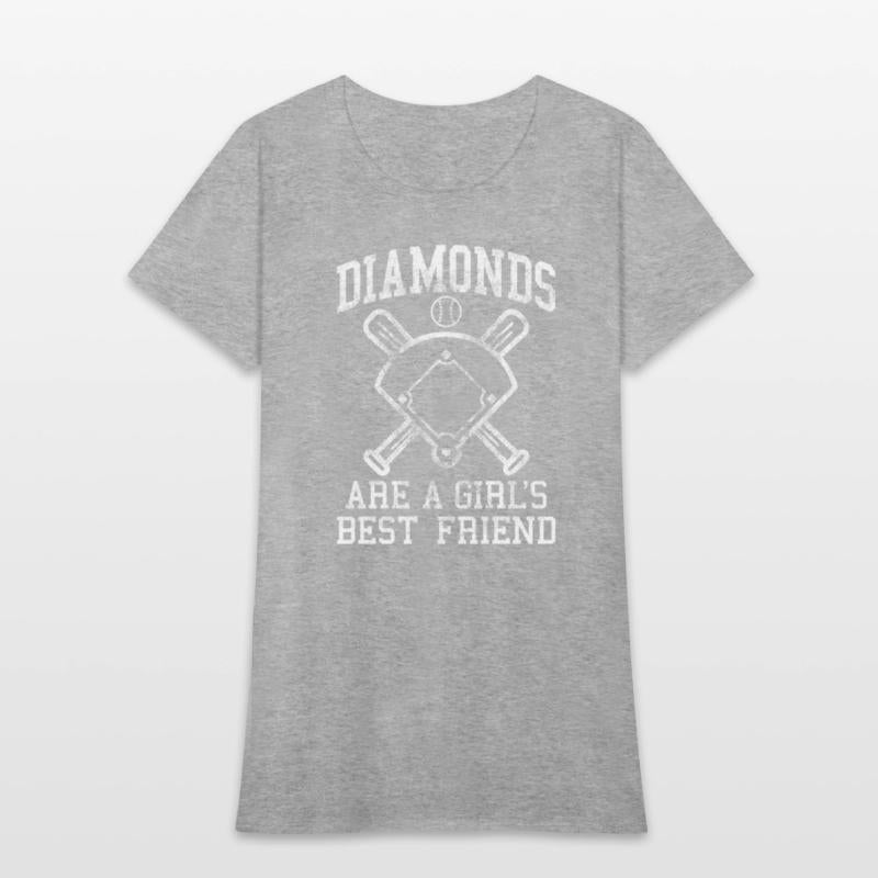 Baseball Tee Diamonds Are A Best Friend Baseball