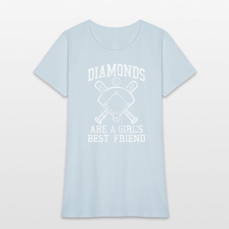 Baseball Tee Diamonds Are A Best Friend Baseball