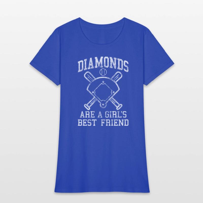 Baseball Tee Diamonds Are A Best Friend Baseball