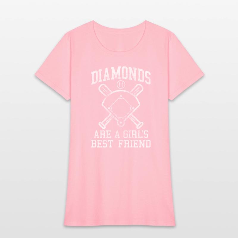 Baseball Tee Diamonds Are A Best Friend Baseball