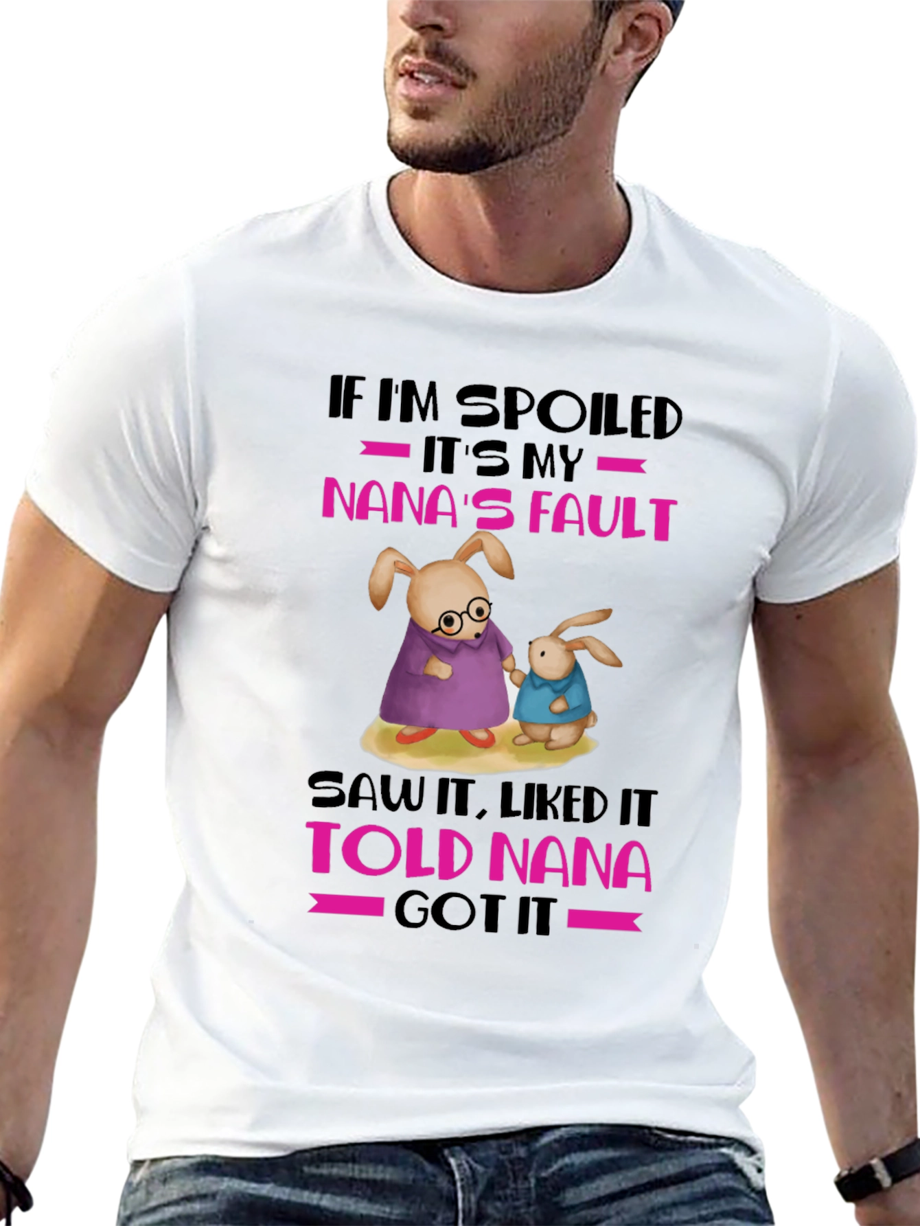 Spoiled Nanas Fault Graphic T-Shirt