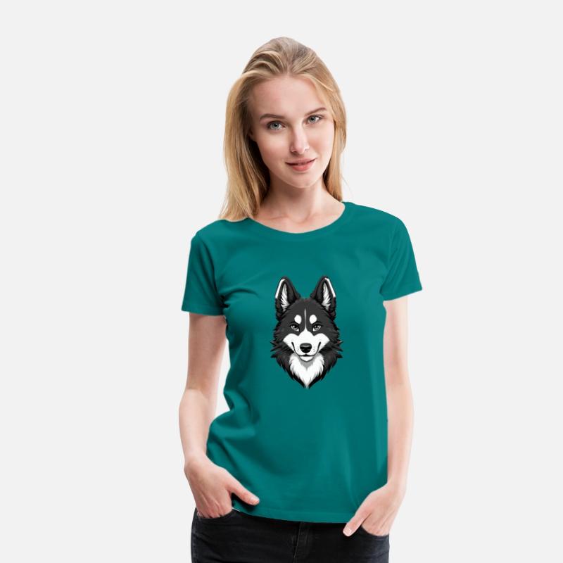 beautiful dog head