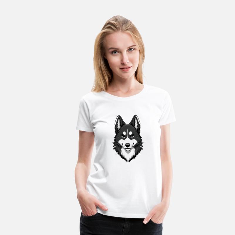 beautiful dog head