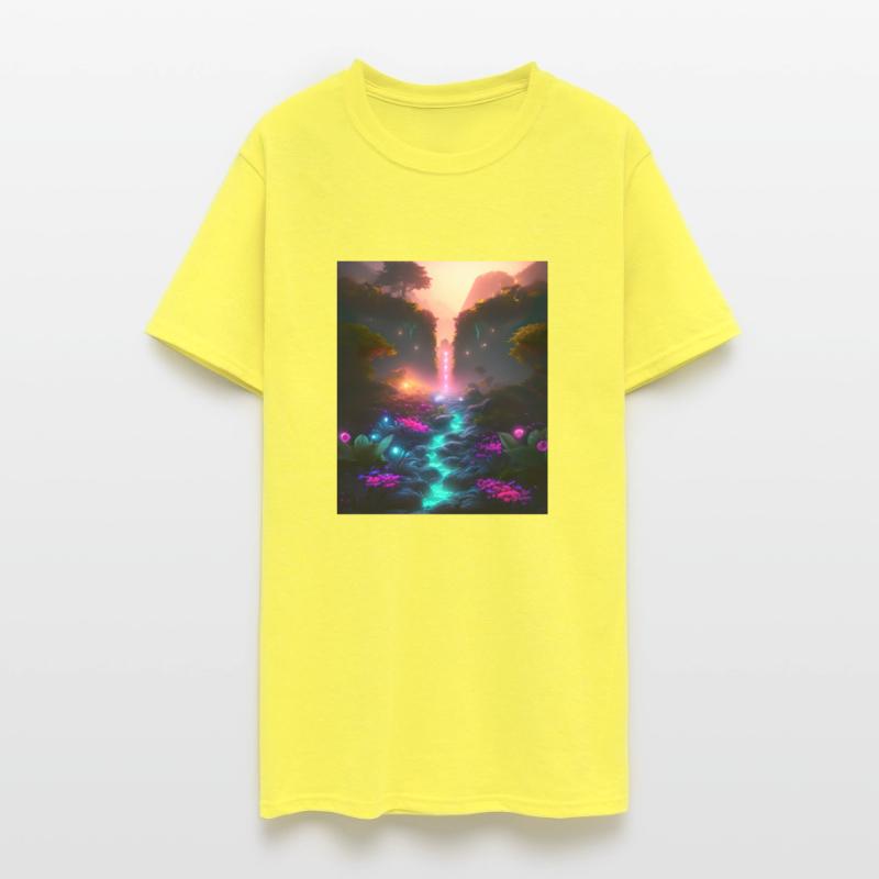 Beautiful neon landscape
