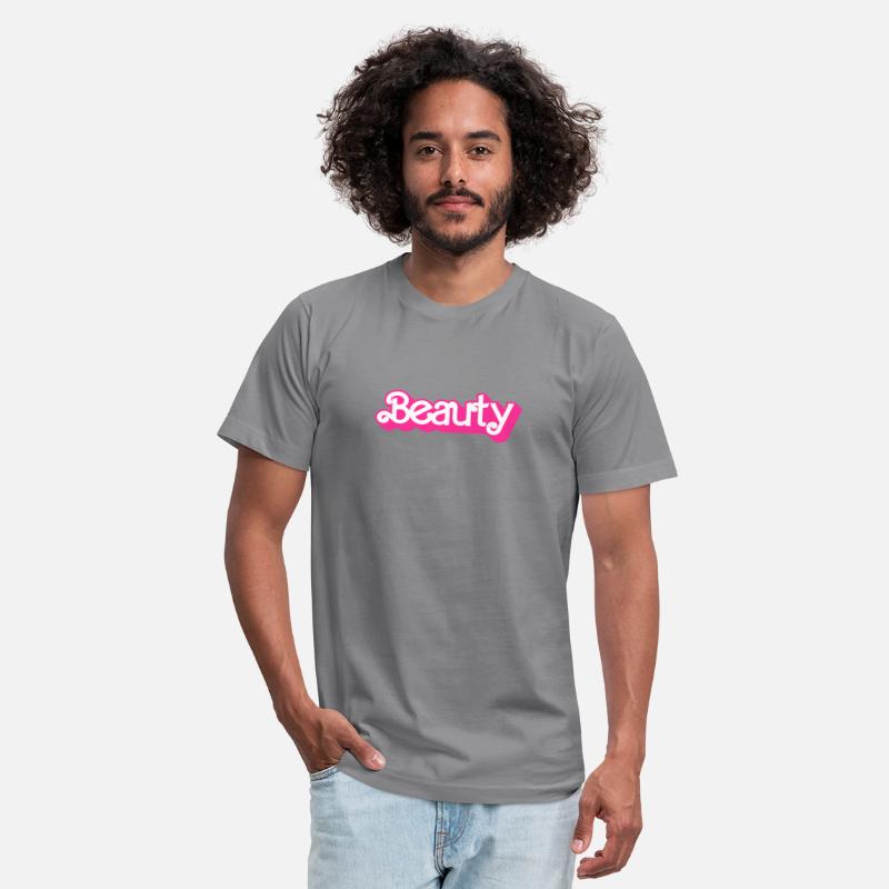 Beauty - Cute Pink Doll Logo Typographic Design
