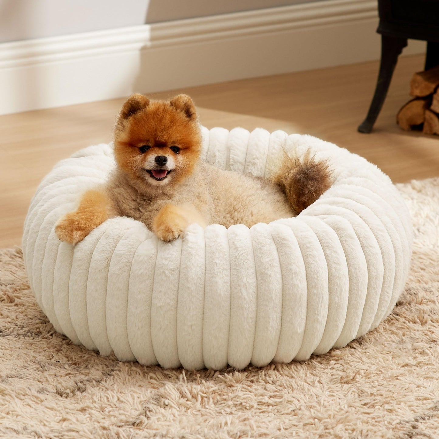 Bedsure ComfyFleece™ Donut Small Dog Bed - Dog Bed - Best Seller