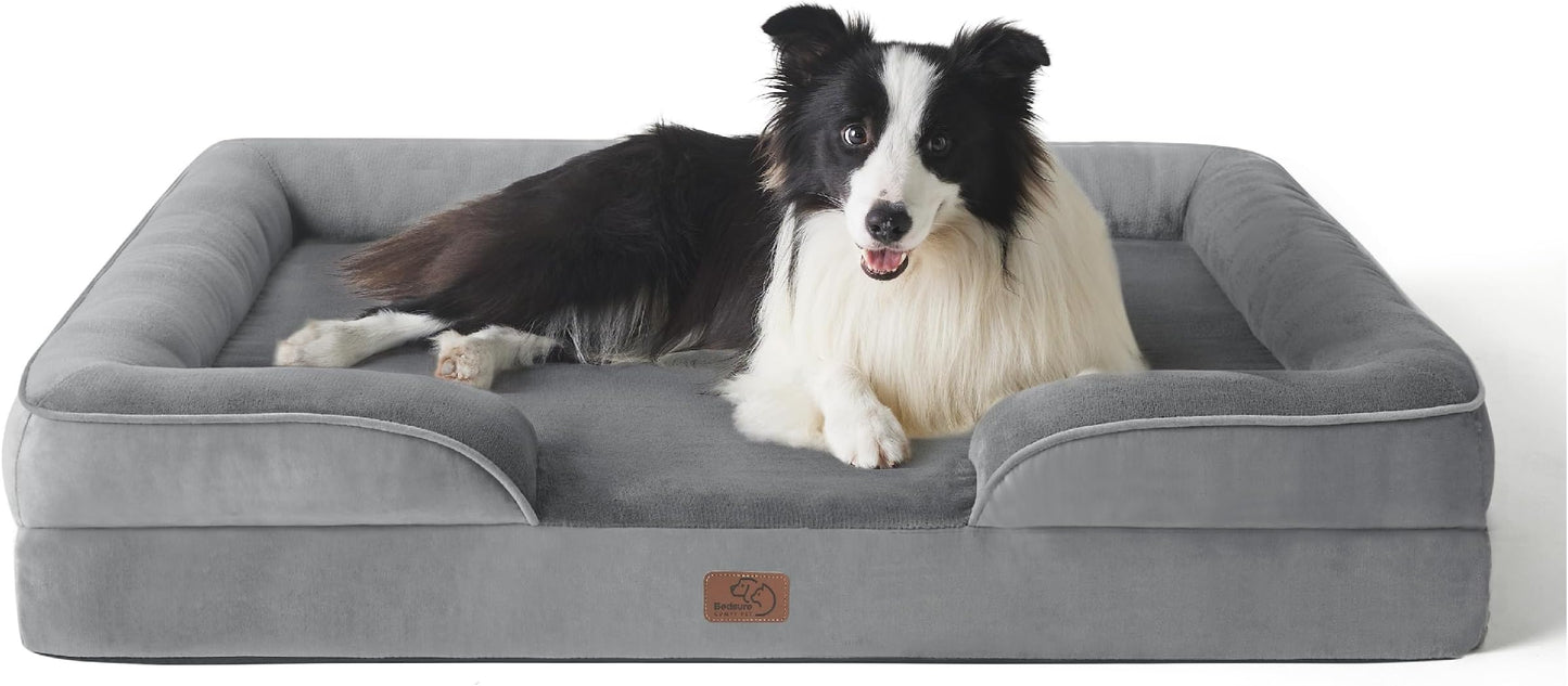 Bedsure Large Dog Bed Sofa - Washable Orthopedic D - Top Rated