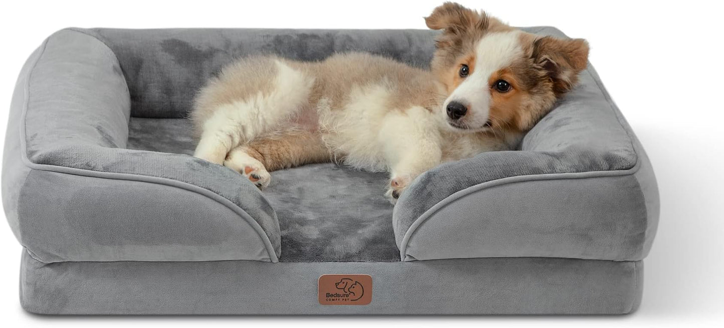 Bedsure Medium Dog Sofa Bed - Washable Orthopedic  - Best Seller
