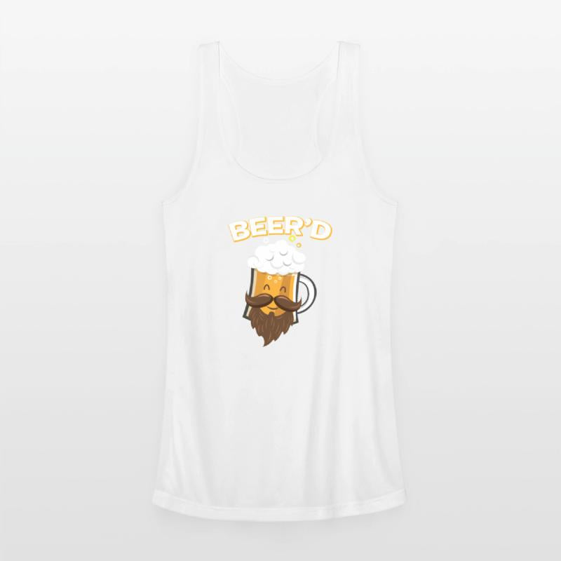 Beer_D T-Shirt - Funny Beard Mustache Beer Glass