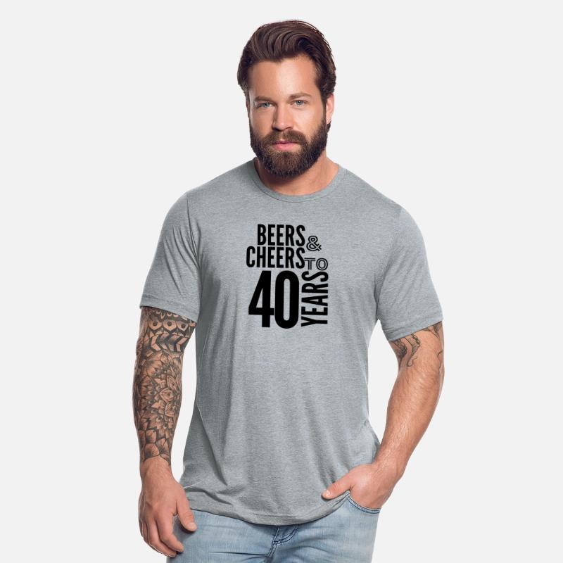 Beers and cheers to 40 years birthday anniversary