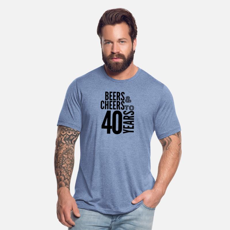 Beers and cheers to 40 years birthday anniversary