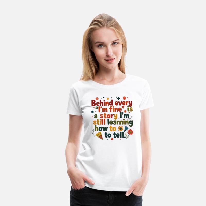 “Behind ‘I’m Fine’ – Hidden Strength Quote”