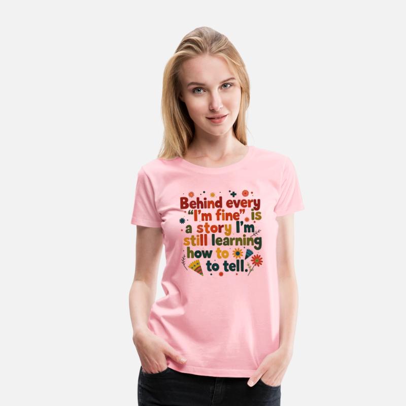 “Behind ‘I’m Fine’ – Hidden Strength Quote”
