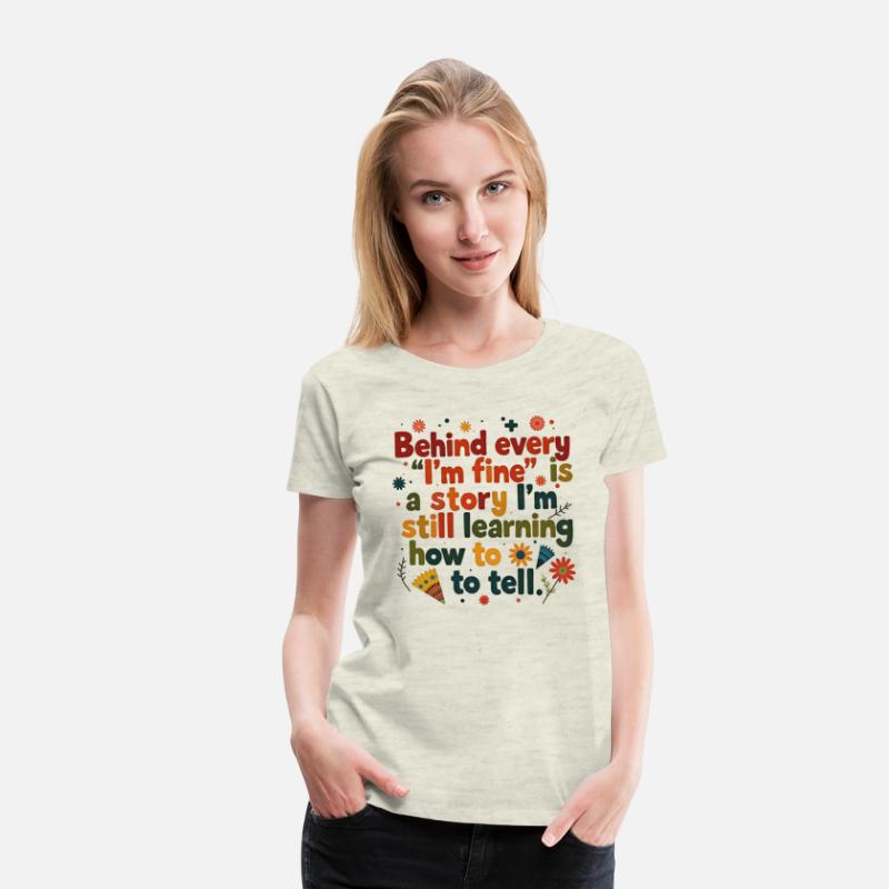 “Behind ‘I’m Fine’ – Hidden Strength Quote”