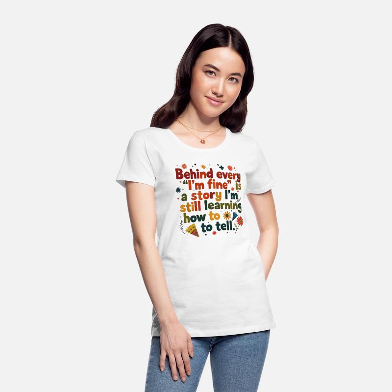 “Behind ‘I’m Fine’ – Hidden Strength Quote”