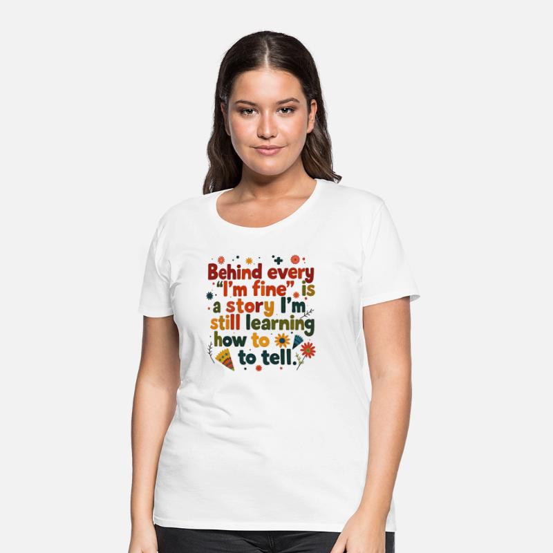 “Behind ‘I’m Fine’ – Hidden Strength Quote”