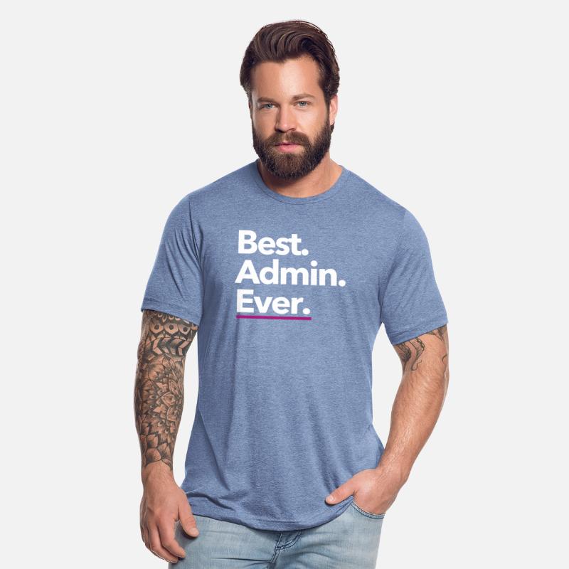 Best. Admin. Ever. - White Text with Pink Accent