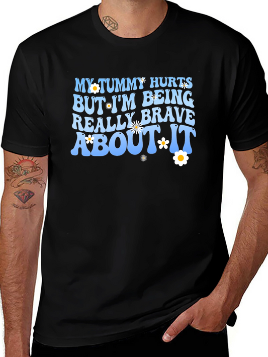 My Tummy Hurts Funny Graphic T-Shirt