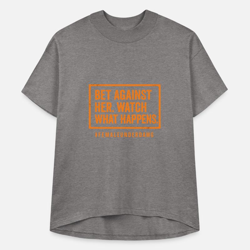 Bet Against Her | Warning Label Tee for Females