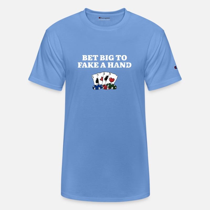 Bet Big to Fake a Hand Gambler Poker Gambling
