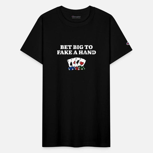 Bet Big to Fake a Hand Gambler Poker Gambling