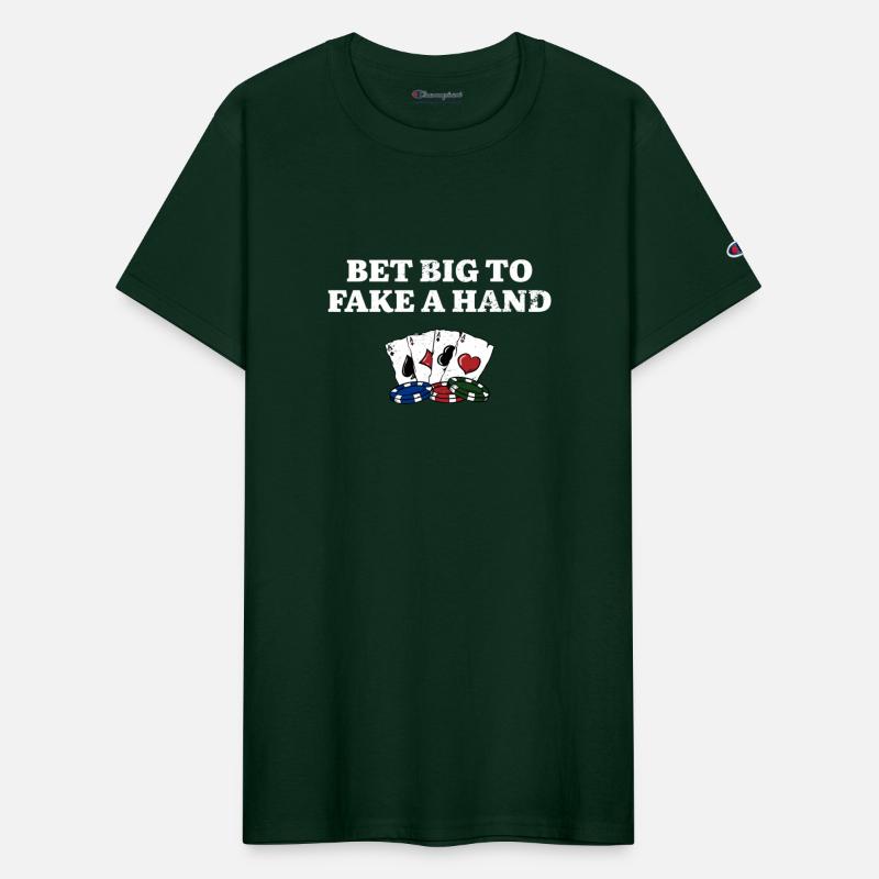 Bet Big to Fake a Hand Gambler Poker Gambling
