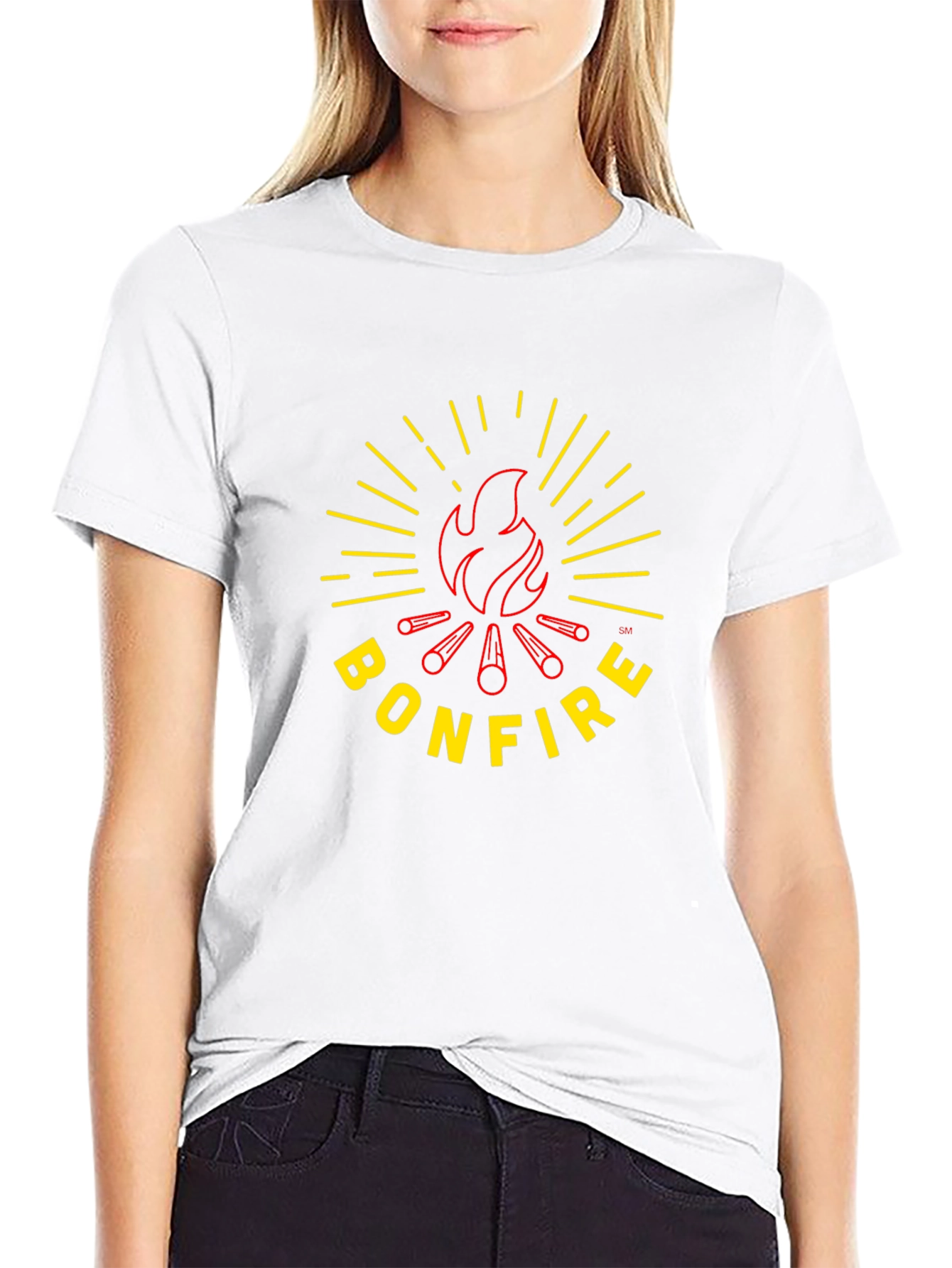 Bonfire Graphic T-Shirt - Black
