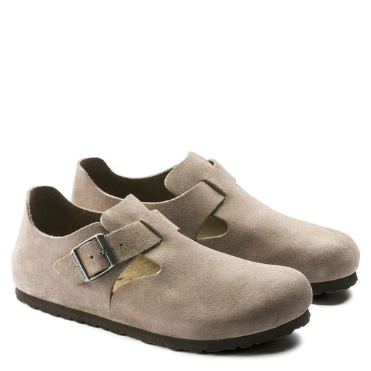Birkenstock London Suede Leather in Taupe