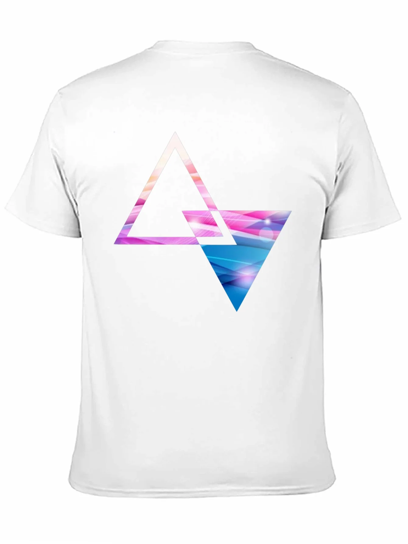 Geometric Triangle Graphic T-Shirt - Modern Design