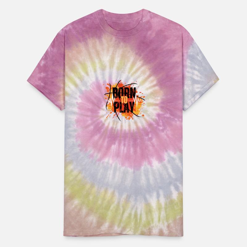 Black Orange Yellow Modern Born To Play Basketball
