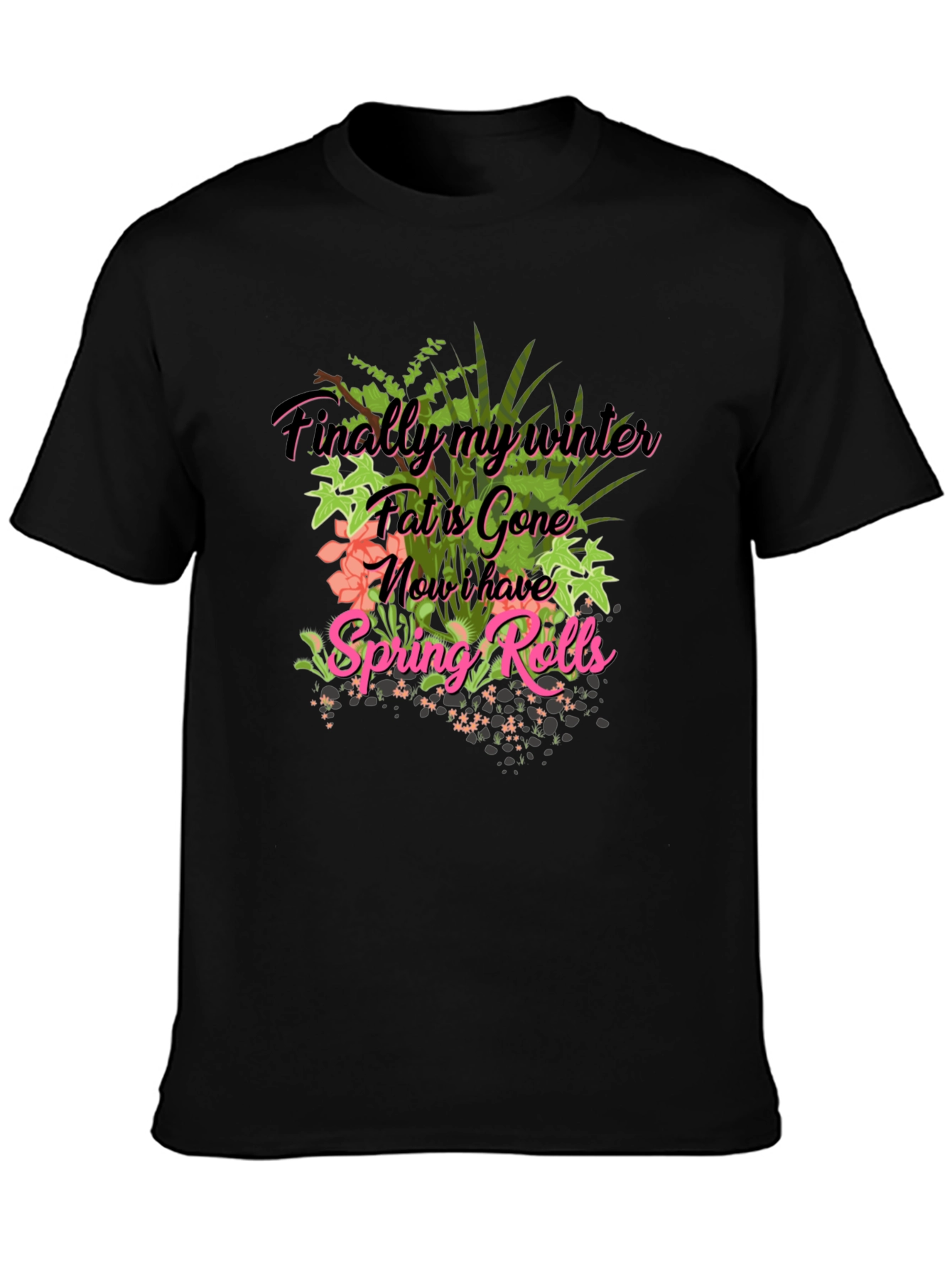 Spring Rolls T-Shirt Funny Foodie Tee