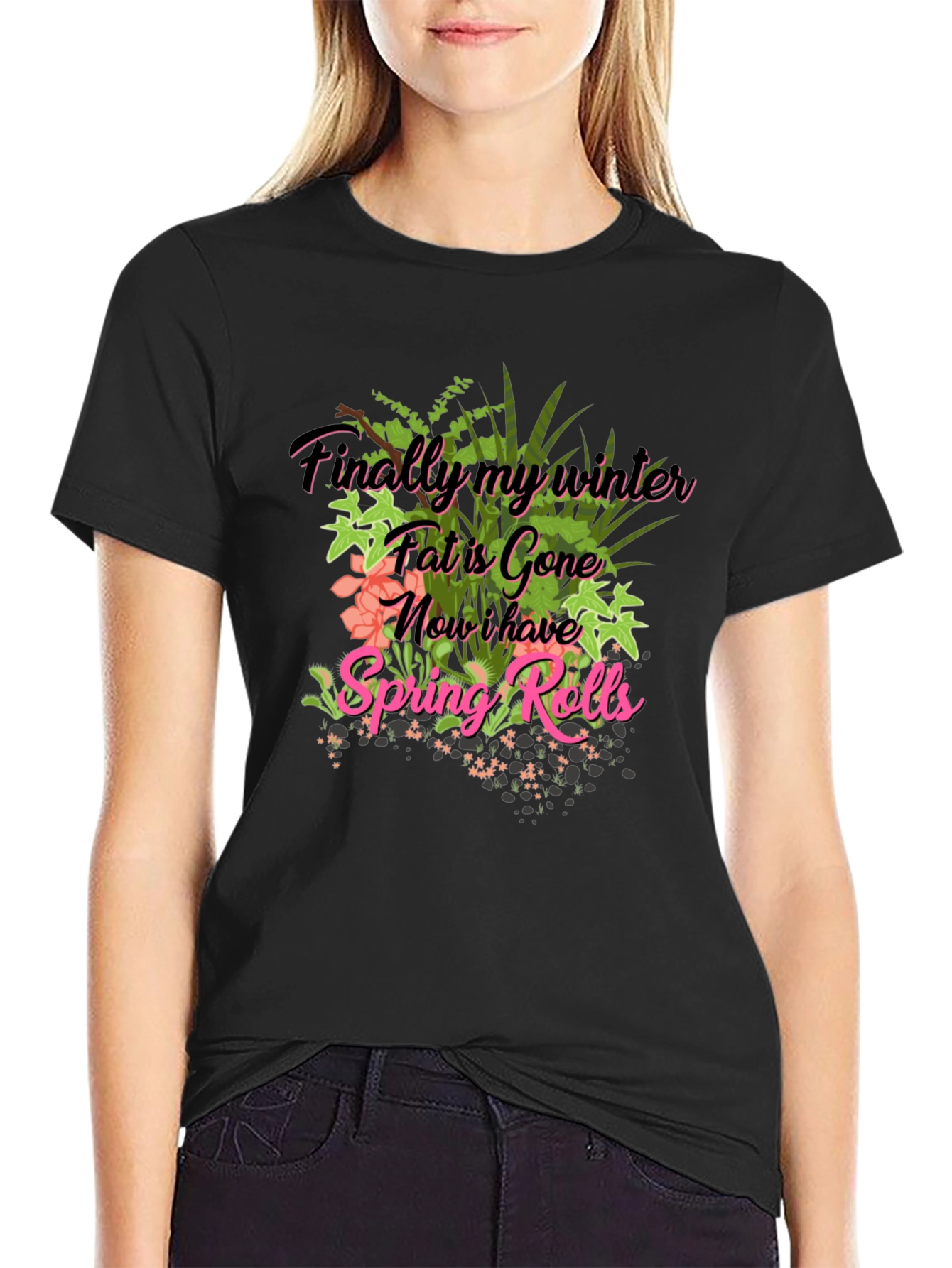 Spring Rolls T-Shirt Funny Foodie Tee