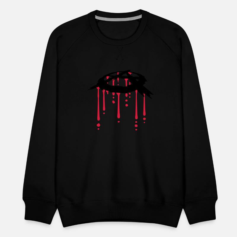 blood drop anarchy symbol