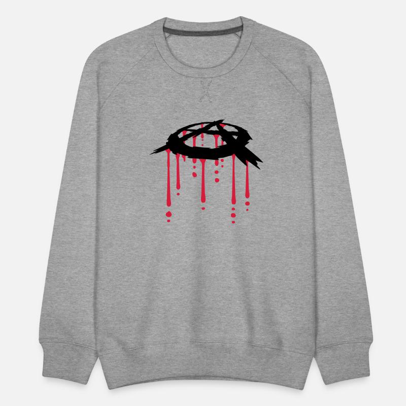 blood drop anarchy symbol